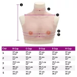 kaukázusi B kupa szilikon mellvért