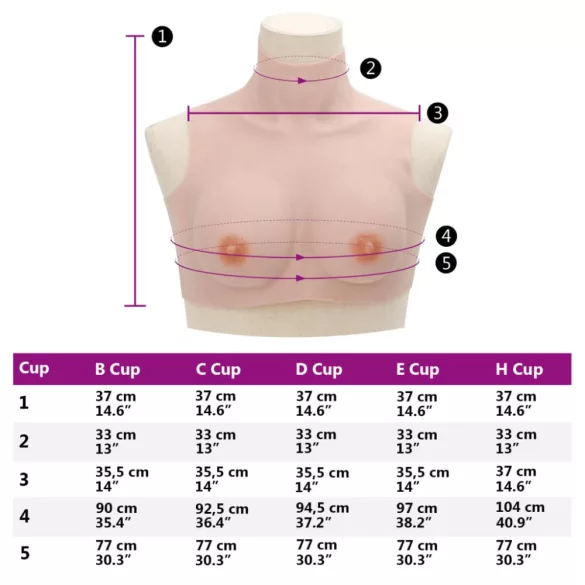 kaukázusi B kupa szilikon mellvért