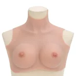 természetes D kupa szilikon mellvért