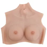 természetes D kupa szilikon mellvért