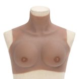 napbarnított színű B kupa szilikon mellvért