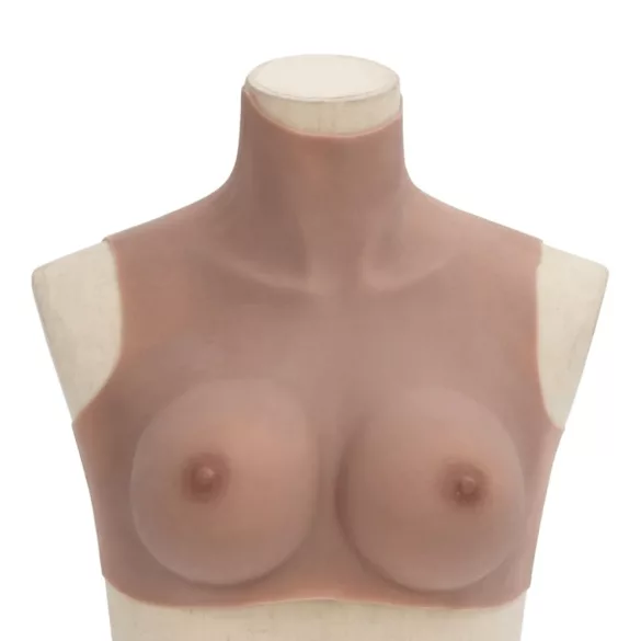 napbarnított színű C kupa szilikon mellvért