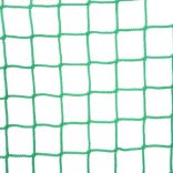 zöld polipropilén utánfutóháló elasztikus kötéllel 3 x 2,5 m