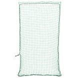 zöld polipropilén utánfutóháló elasztikus kötéllel 4,5 x 2,5 m