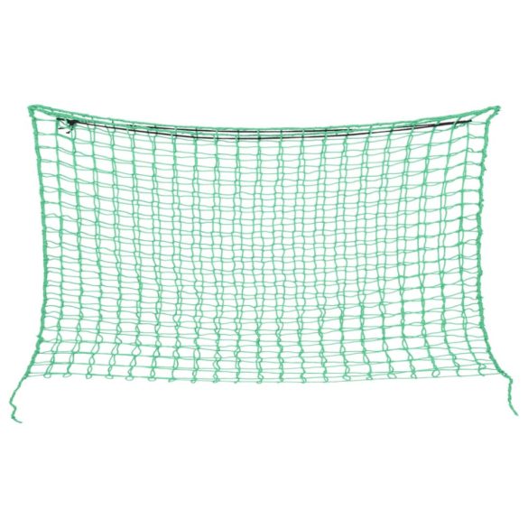 2 db zöld polipropilén négyszögletű szénaháló 200 x 120 cm