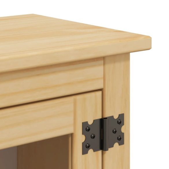 Corona tömör fenyőfa fali fürdőszobaszekrény 45 x 27 x 64,5 cm