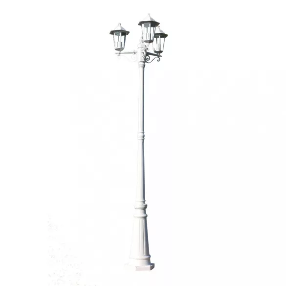 Kingston Kültéri Lámpa 3 karú 215 cm Fehér