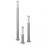 3 darabos Kertilámpa készlet RVS álló E27 230V