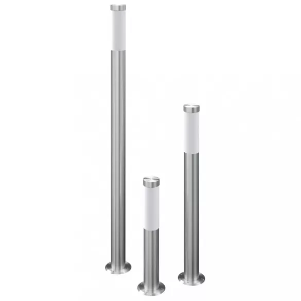 3 darabos Kertilámpa készlet RVS álló E27 230V