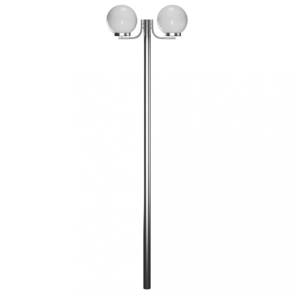 kerti lámpaoszlop 2 burával 220 cm