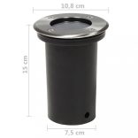 Beépített kerti lámpa 3 körkörös