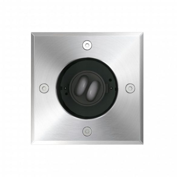 3 db négyzet alakú kültéri talajba építhető lámpa