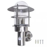 Térsugárzó Fali Lámpa Rozsdamentes Acél Lámpa