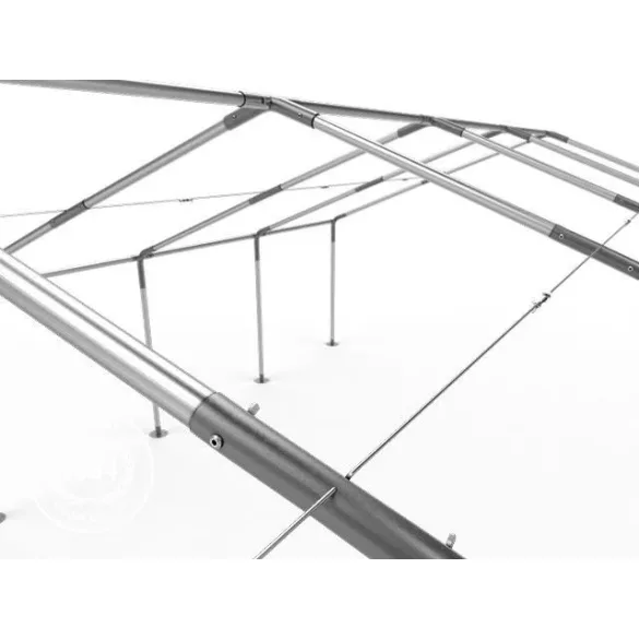 Professzionális rendezvénysátor 6x12m ipari 800N PVC ponyvával