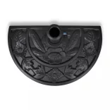 Műgyanta Félkőr Napernyő Tartó