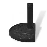 Műgyanta Félkőr Napernyő Tartó