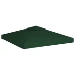 zöld csere pavilon ponyvatető 310 g/m² 3 x 3 m