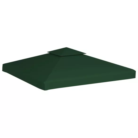 zöld csere pavilon ponyvatető 310 g/m² 3 x 3 m