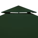 zöld csere pavilon ponyvatető 310 g/m² 3 x 3 m
