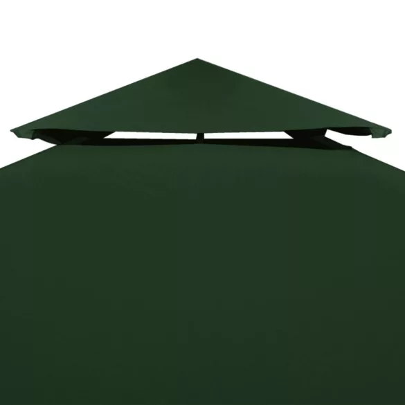 zöld csere pavilon ponyvatető 310 g/m² 3 x 3 m
