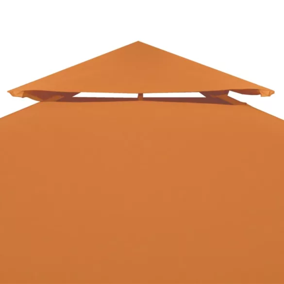 narancssárga csere pavilon ponyvatető 310 g/m² 3 x 3 m