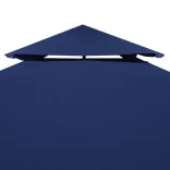 sötétkék csere pavilon ponyvatető 310 g/m² 3 x 3 m