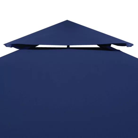 sötétkék csere pavilon ponyvatető 310 g/m² 3 x 3 m