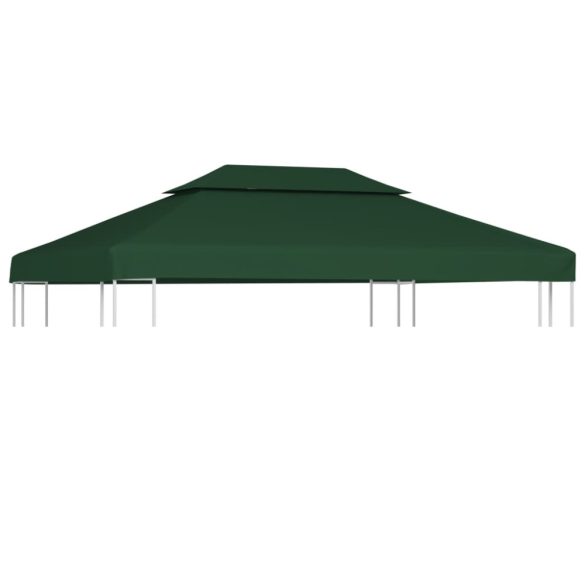 zöld csere pavilon ponyvatető 310 g / m² 3 x 4 m