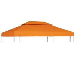 narancssárga csere pavilon ponyvatető 310 g/m² 3 x 4 m