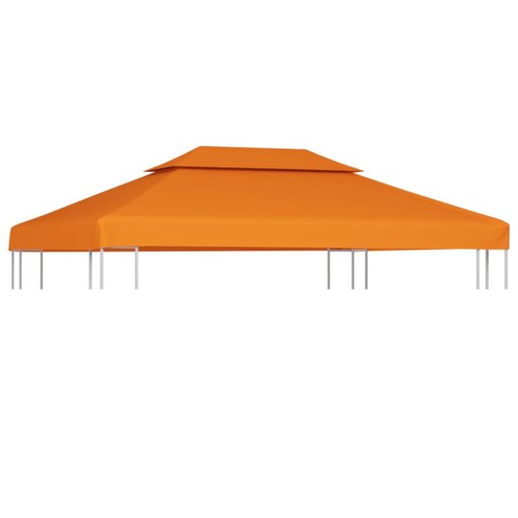 narancssárga csere pavilon ponyvatető 310 g/m² 3 x 4 m