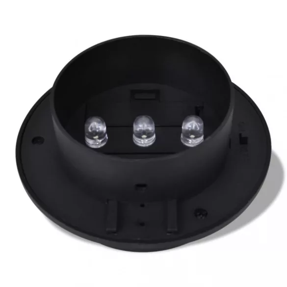 Külső Napelemes Lámpa 6 db Fekete Fénnyel