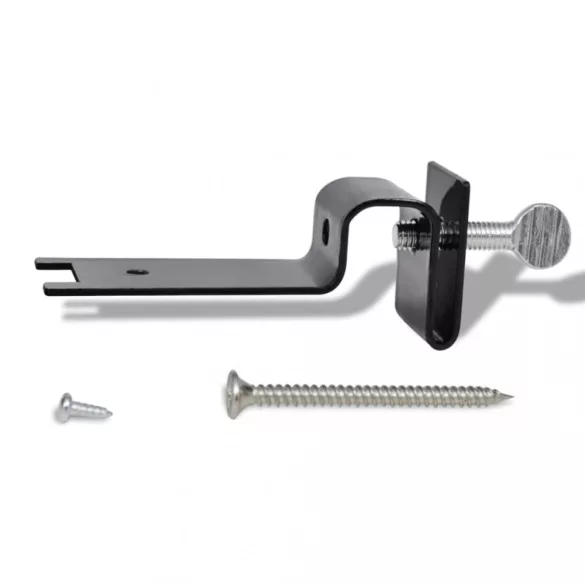 Külső Napelemes Lámpa 6 db Fekete Fénnyel