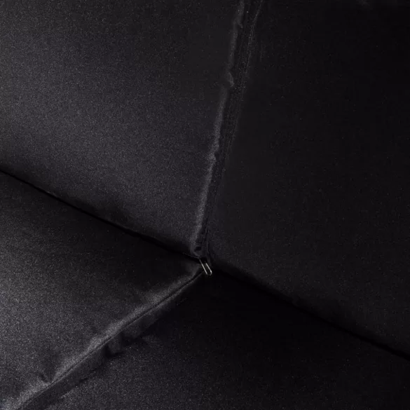 8-részes fehér polyrattan kerti bútorszett párnákkal