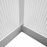 megerősített alumínium melegház alapkerettel 4,6 m²