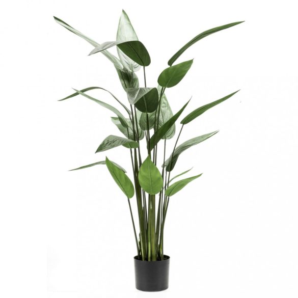 Emerald zöld heliconia műnövény 125 cm 419837