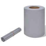 világosszürke kerti PVC árnyékoló kerítés 70 x 0,19 m