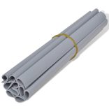 világosszürke kerti PVC árnyékoló kerítés 70 x 0,19 m