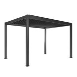 Motoros Bioklimatikus exkluzív kerti pergola / pavilon 3x4m antracit