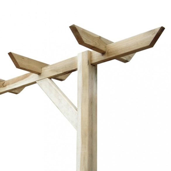 fa kerti pergola 205 x 40 x 203 cm