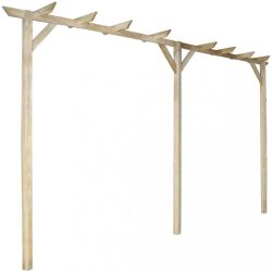 fa kerti pergola 410 x 40 x 203 cm