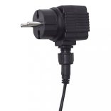 Négyszögletes rozsdamentes acél medence szökőkút LED fényekkel 60 cm