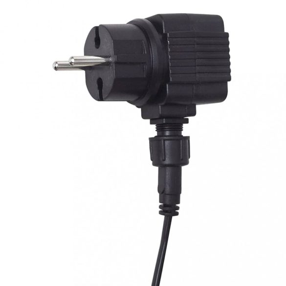 Négyszögletes rozsdamentes acél medence szökőkút LED fényekkel 60 cm