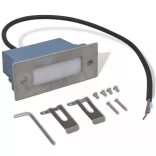 2 db süllyesztett LED lépcsőlámpa 44 x 111 x 56 mm