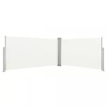 összecsukható oldalsó napellenző 160x600 cm krém