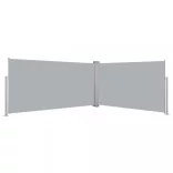 összecsukható oldalsó napellenző 160x600 cm szürke