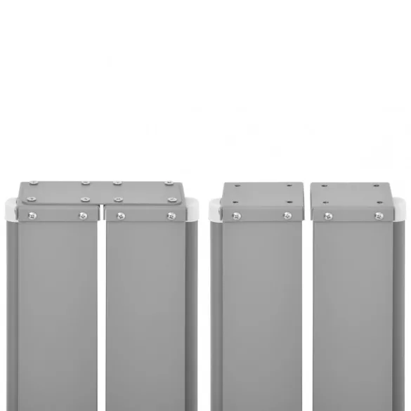 összecsukható oldalsó napellenző 160x600 cm szürke