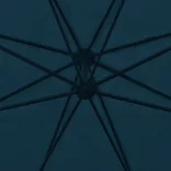 kék konzolos kerti napernyő 3,5 m