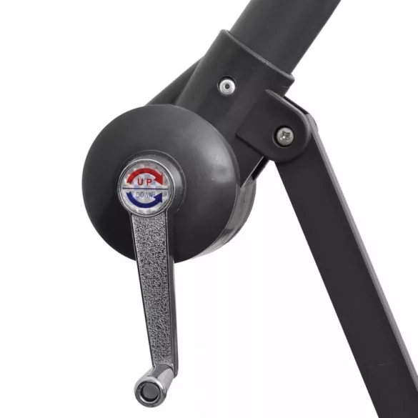 homokfehér konzolos kerti napernyő 3,5 m