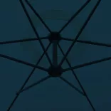 kék konzolos kerti napernyő 3 m