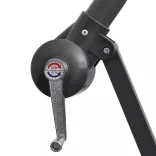 kék konzolos kerti napernyő 3 m